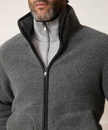 Italian Upstate Sherpa Jacket - Charcoal Heather