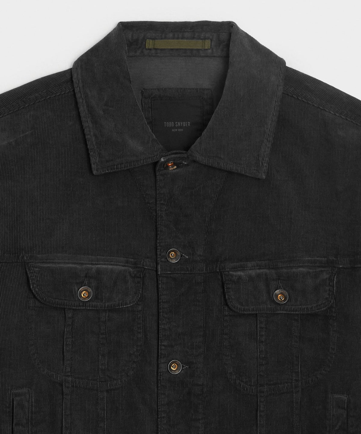 Corduroy Bowery Jacket - Black