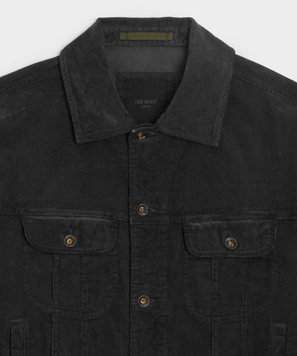 Corduroy Bowery Jacket - Black