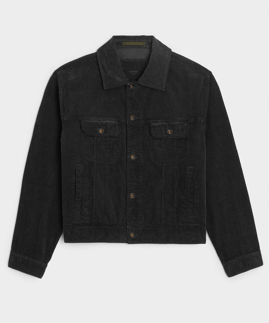 Corduroy Bowery Jacket - Black