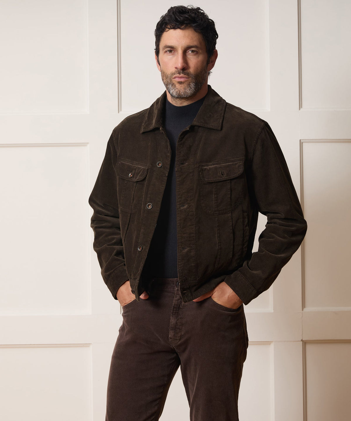 Corduroy Bowery Jacket - Cafe Racer