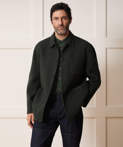 Cashmere Chore Coat - Snyder Olive