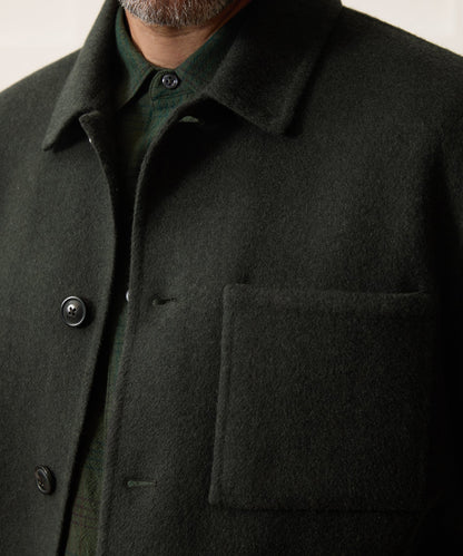 Cashmere Chore Coat - Snyder Olive