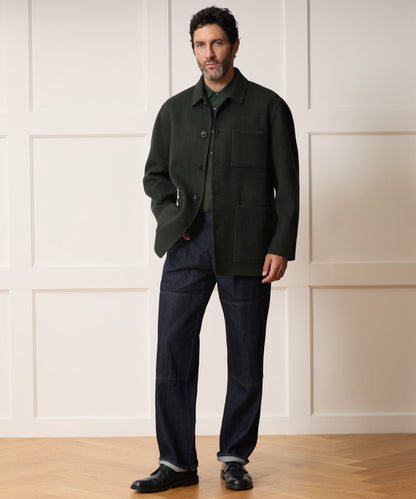 Cashmere Chore Coat - Snyder Olive