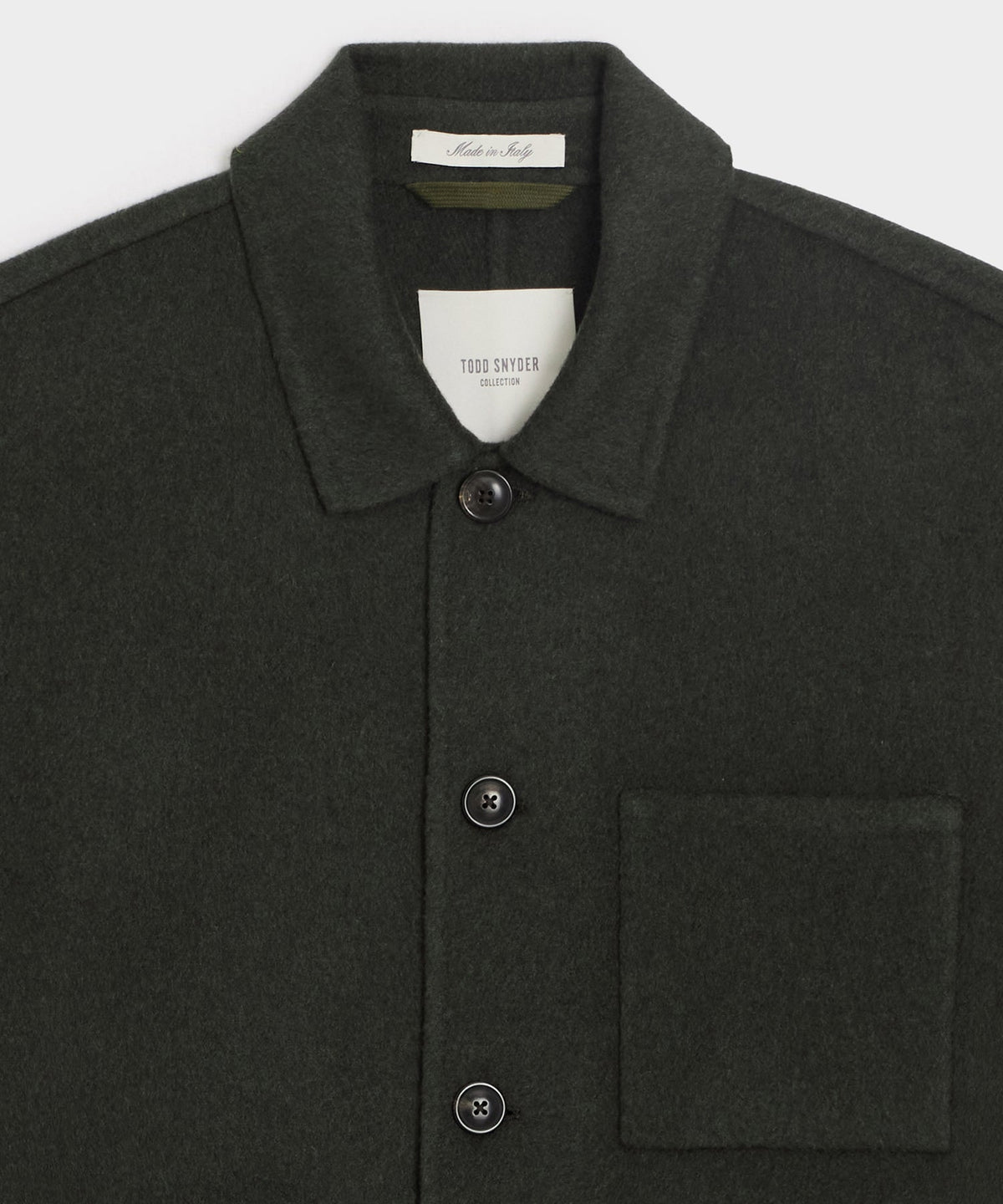 Cashmere Chore Coat - Snyder Olive