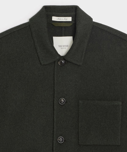 Cashmere Chore Coat - Snyder Olive