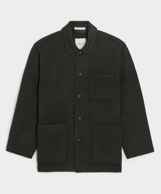 Cashmere Chore Coat - Snyder Olive
