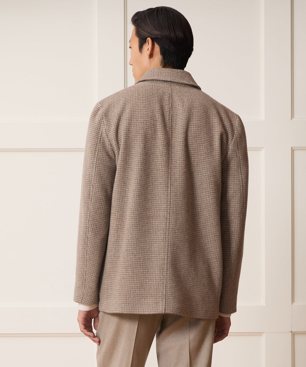 Wool-Cashmere Chore Coat - Taupe