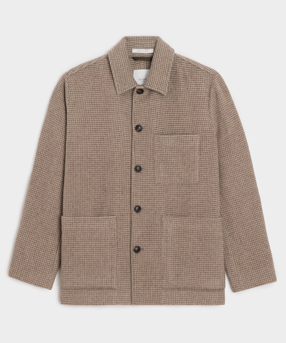 Wool-Cashmere Chore Coat - Taupe