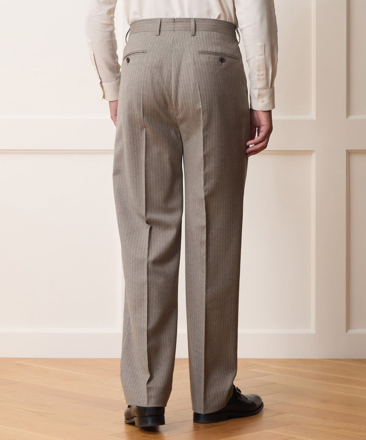Portuguese Flannel Wythe Trouser - Pearl Grey