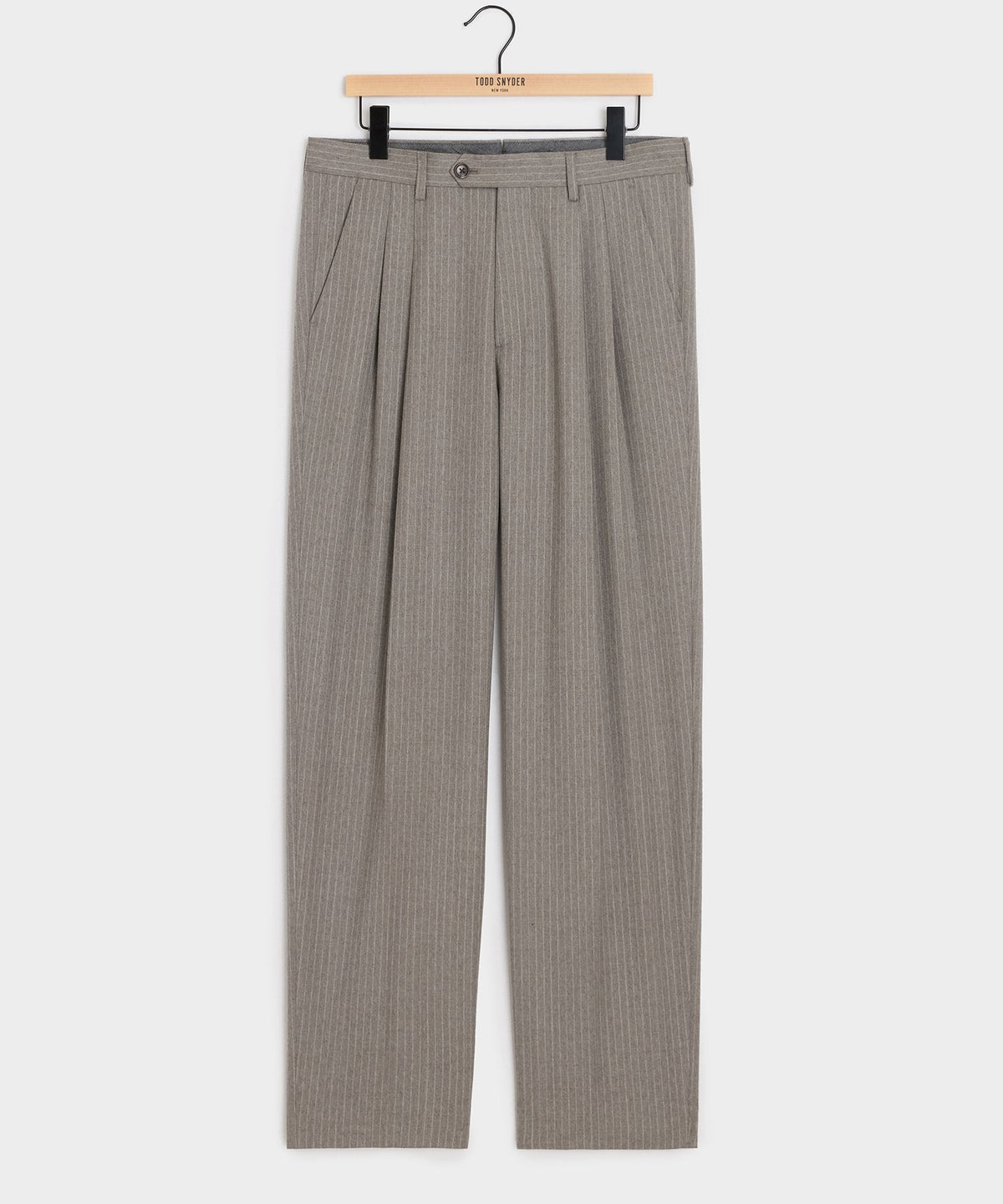 Portuguese Flannel Wythe Trouser - Pearl Grey