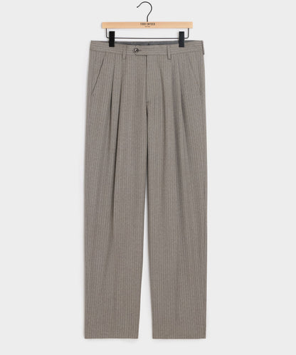 Portuguese Flannel Wythe Trouser - Pearl Grey