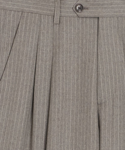 Portuguese Flannel Wythe Trouser - Pearl Grey