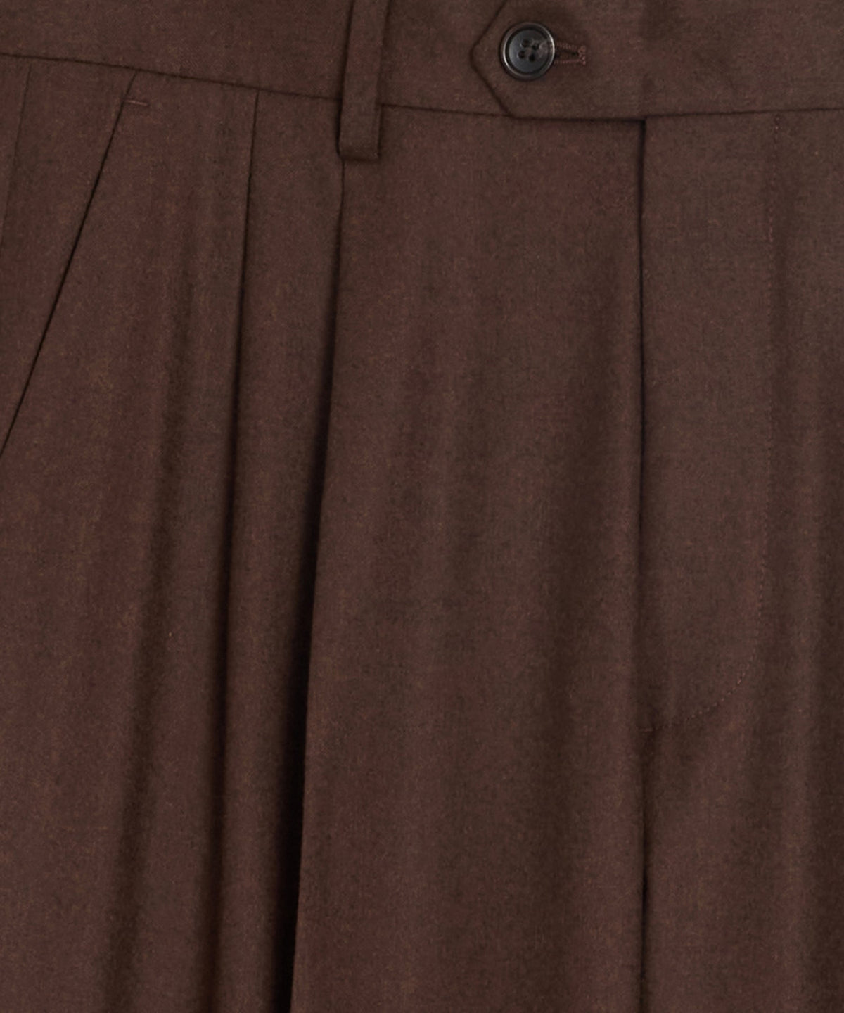 Italian Flannel Wythe Trouser - Hazelnut