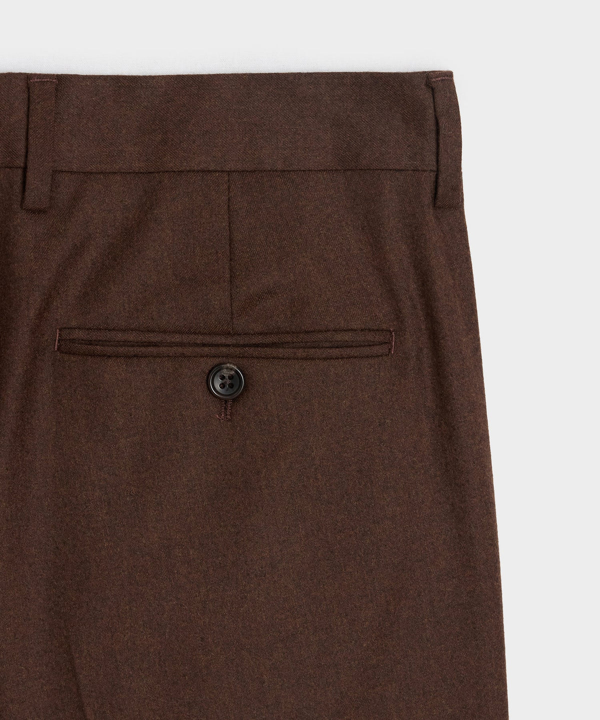 Italian Flannel Wythe Trouser - Hazelnut