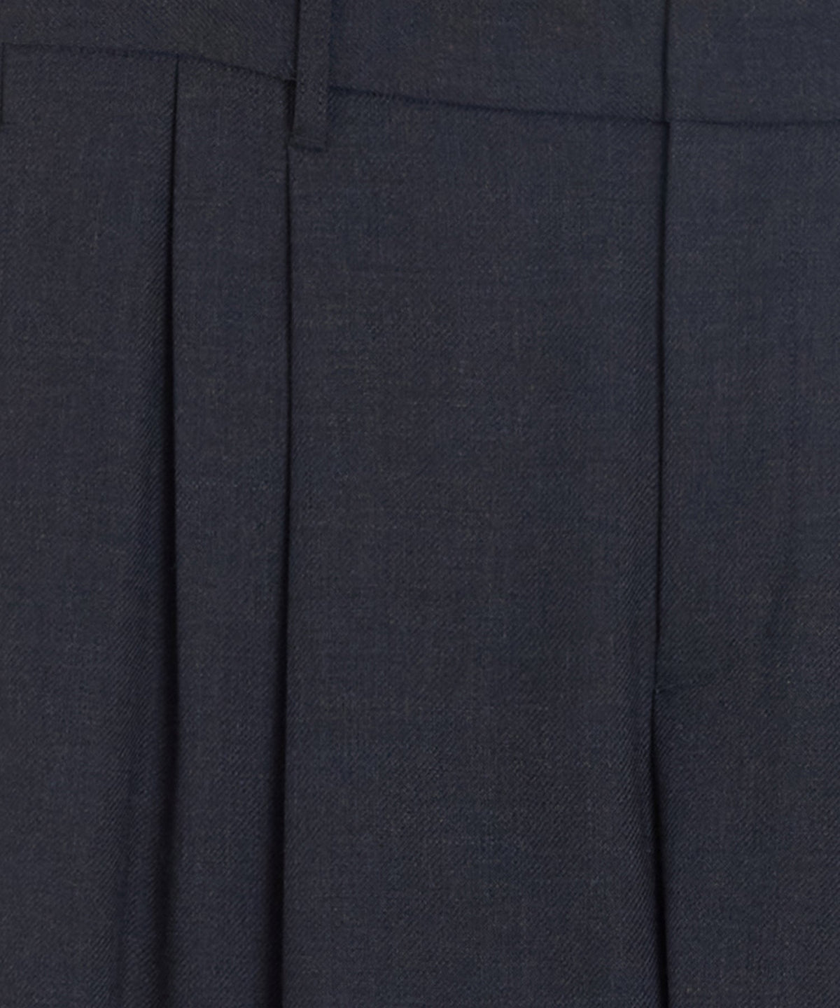 Italian Lightweight Wool Officer Trouser - Library Ink