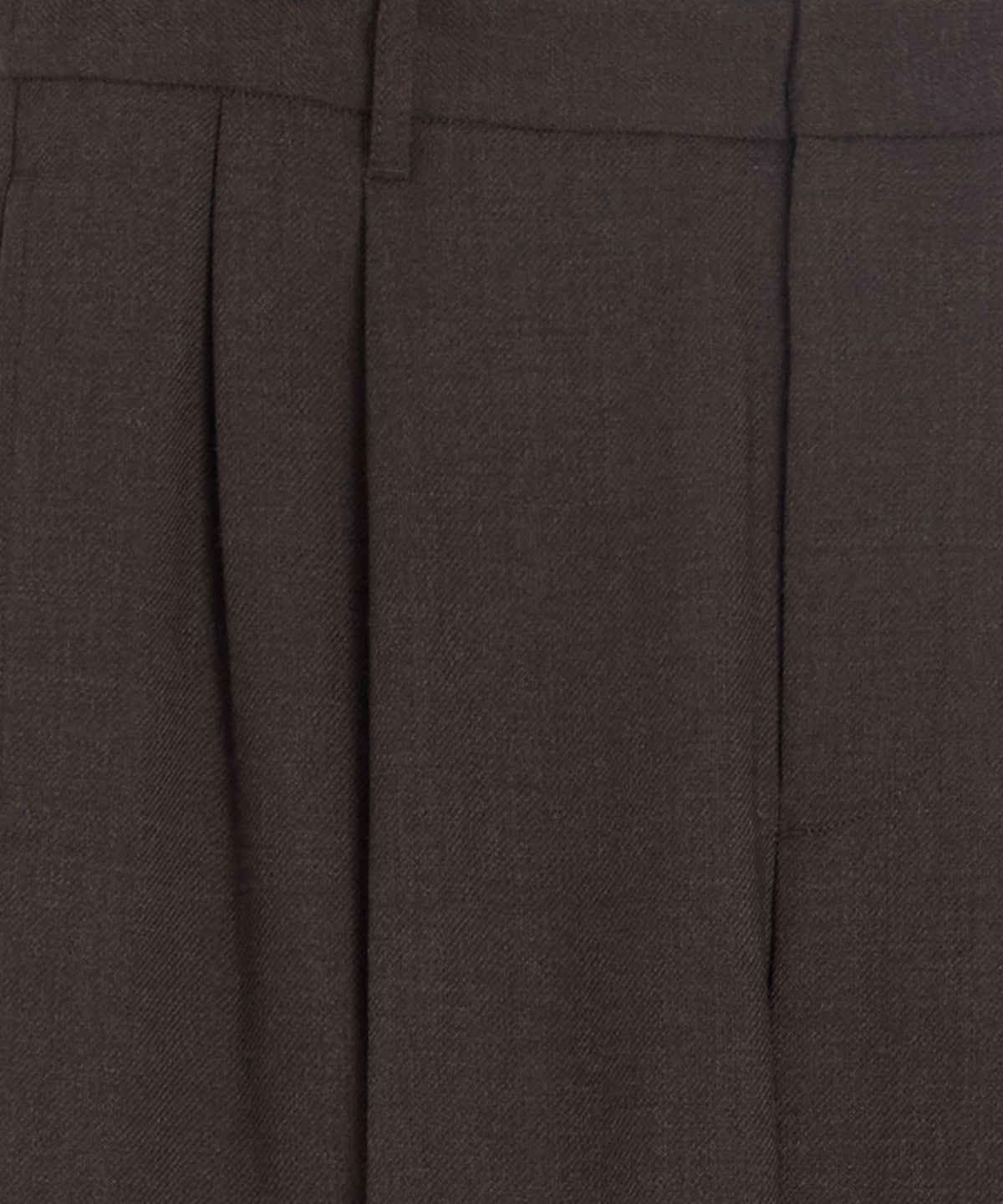Italian Lightweight Wool Officer Trouser - Moorland Bark