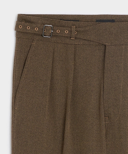 Italian Cavalry Twill Gurkha Trouser - Brown