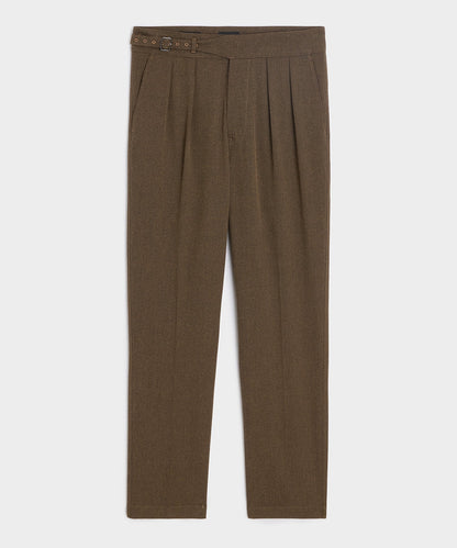 Italian Cavalry Twill Gurkha Trouser - Brown