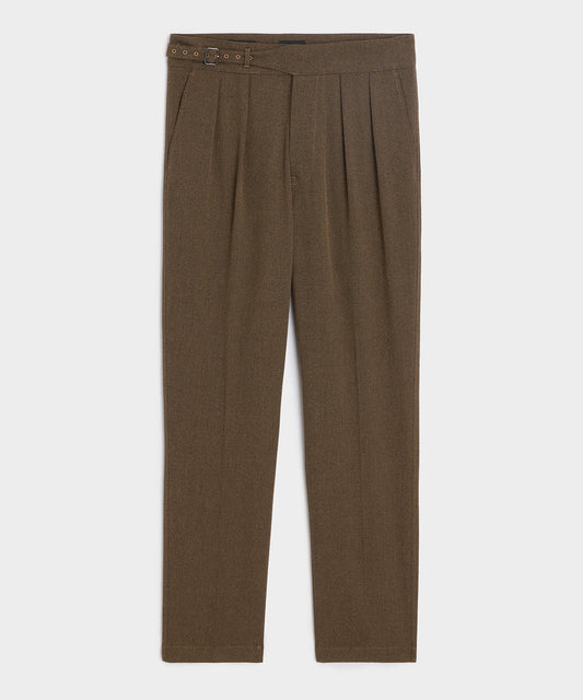 Italian Cavalry Twill Gurkha Trouser - Brown