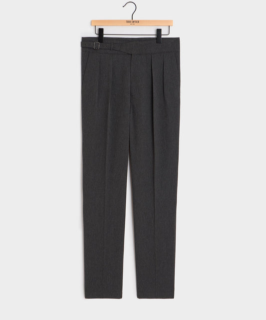 Italian Cavalry Twill Gurkha Trouser - Charcoal