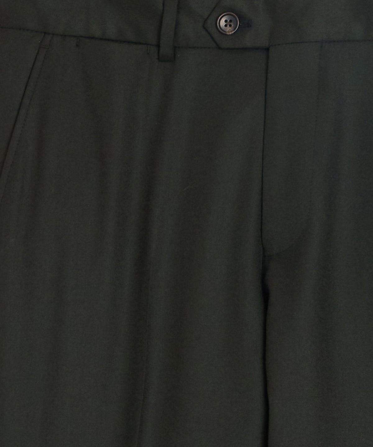 Italian Flannel Sutton Trouser - Emerald Green