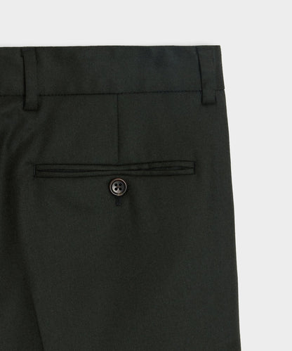 Italian Flannel Sutton Trouser - Emerald Green
