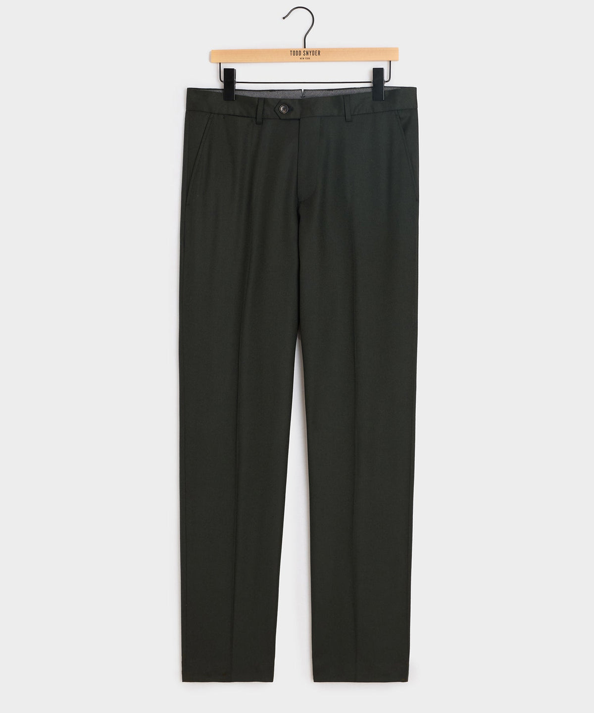 Italian Flannel Sutton Trouser - Emerald Green