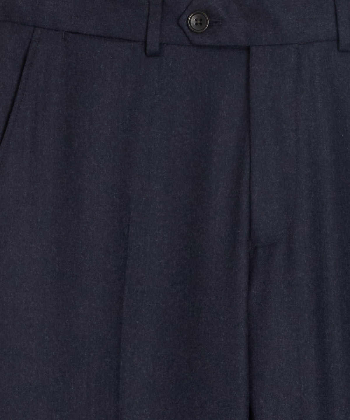 Italian Flannel Sutton Trouser - Ink Navy