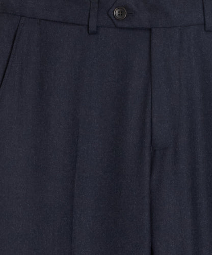 Italian Flannel Sutton Trouser - Ink Navy