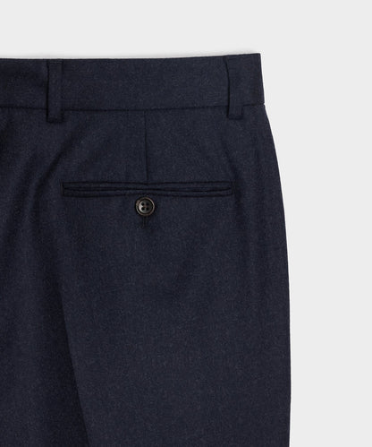 Italian Flannel Sutton Trouser - Ink Navy