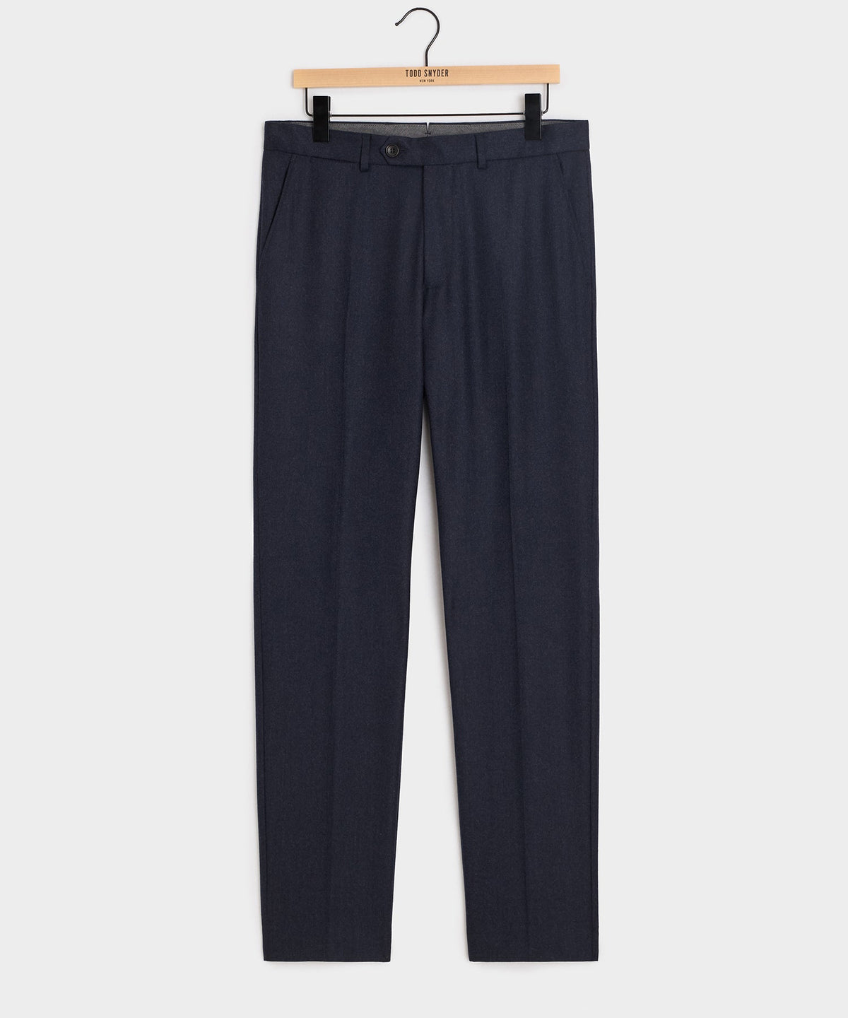 Italian Flannel Sutton Trouser - Ink Navy