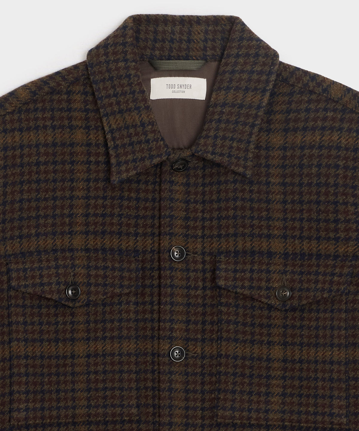 Italian Wool Lowland Shirt Jacket - Dark Olive