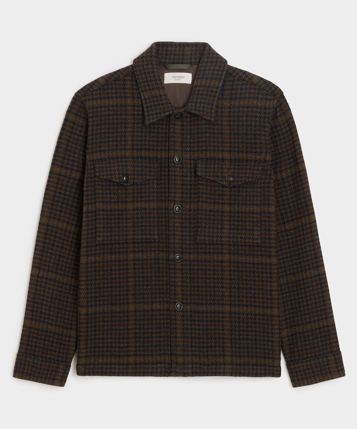 Italian Wool Lowland Shirt Jacket - Dark Olive