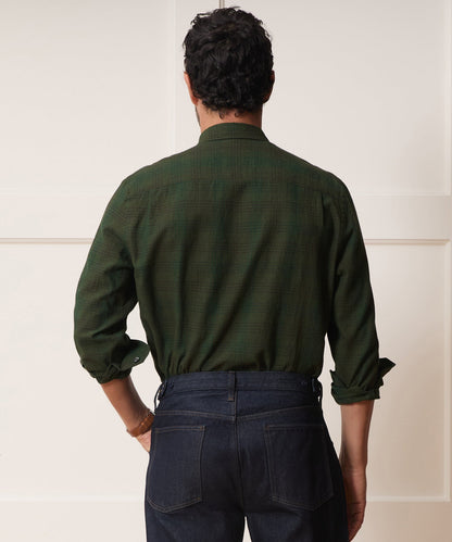 Crepe Country Shirt - Essex Green