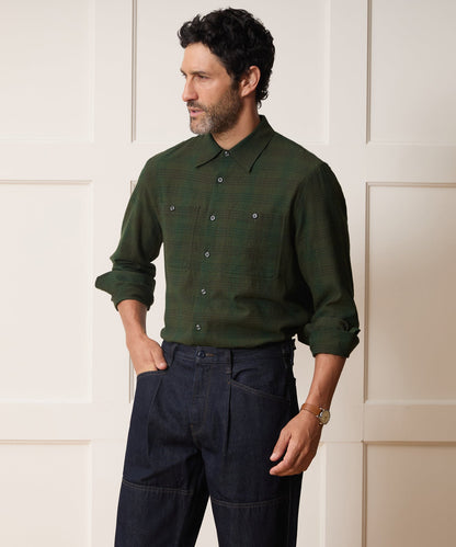 Crepe Country Shirt - Essex Green