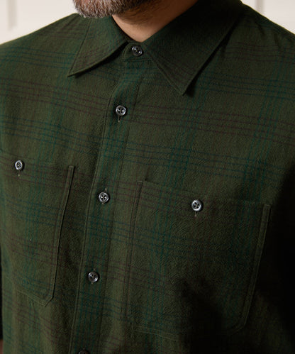 Crepe Country Shirt - Essex Green