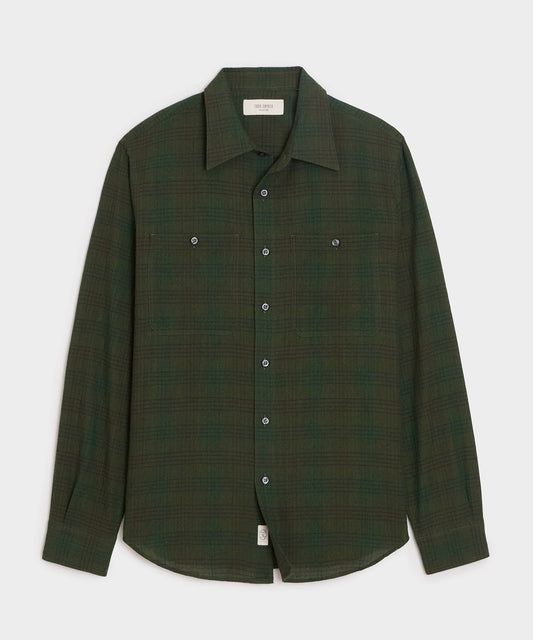 Crepe Country Shirt - Essex Green