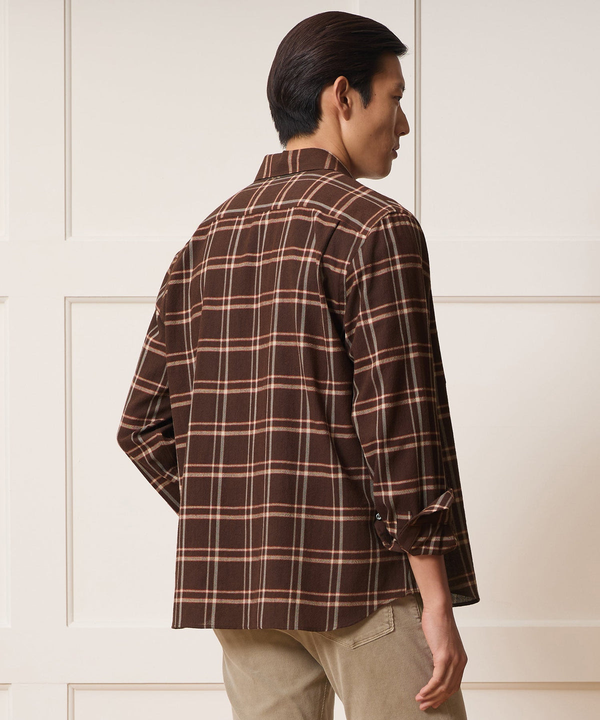 Crepe Country Shirt - Dark Brown