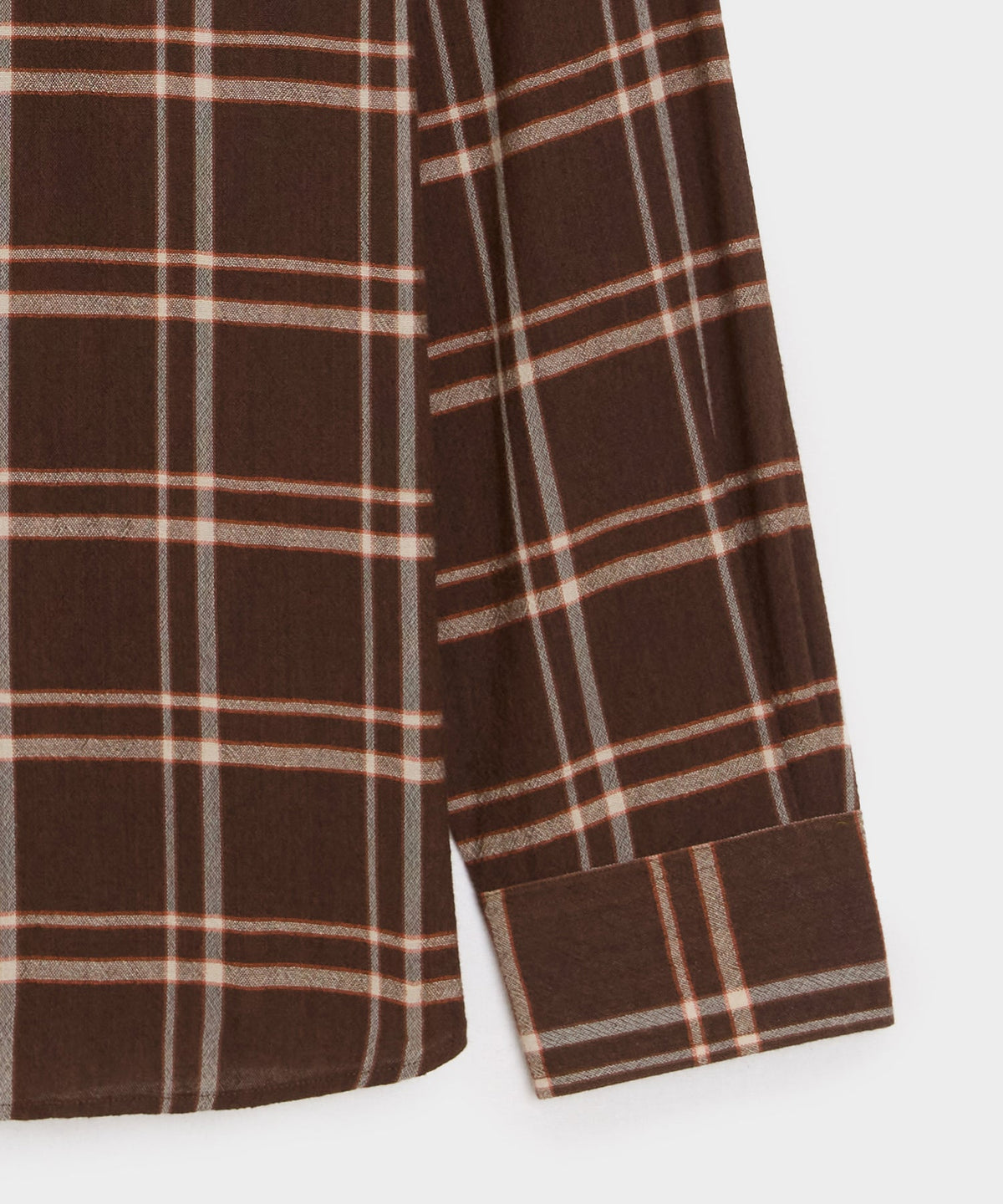 Crepe Country Shirt - Dark Brown