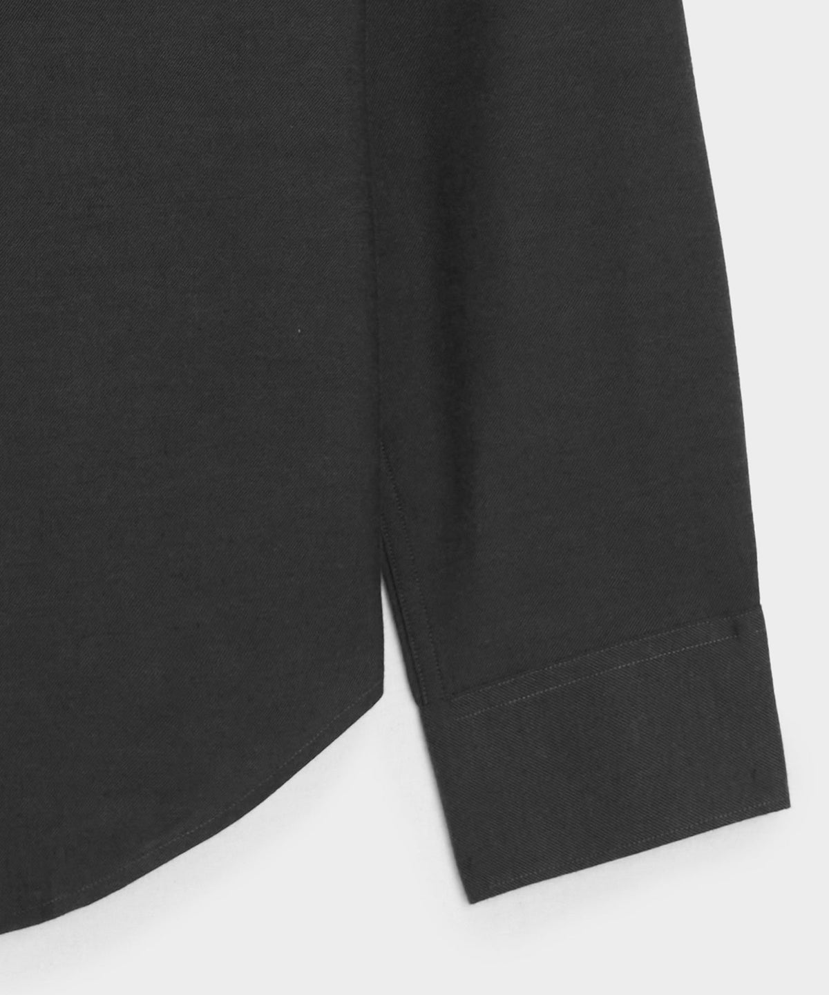 Cotton-Cashmere Sport Shirt - Charcoal