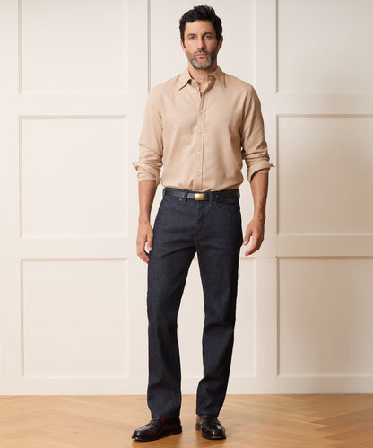Cotton-Cashmere Sport Shirt - Cream