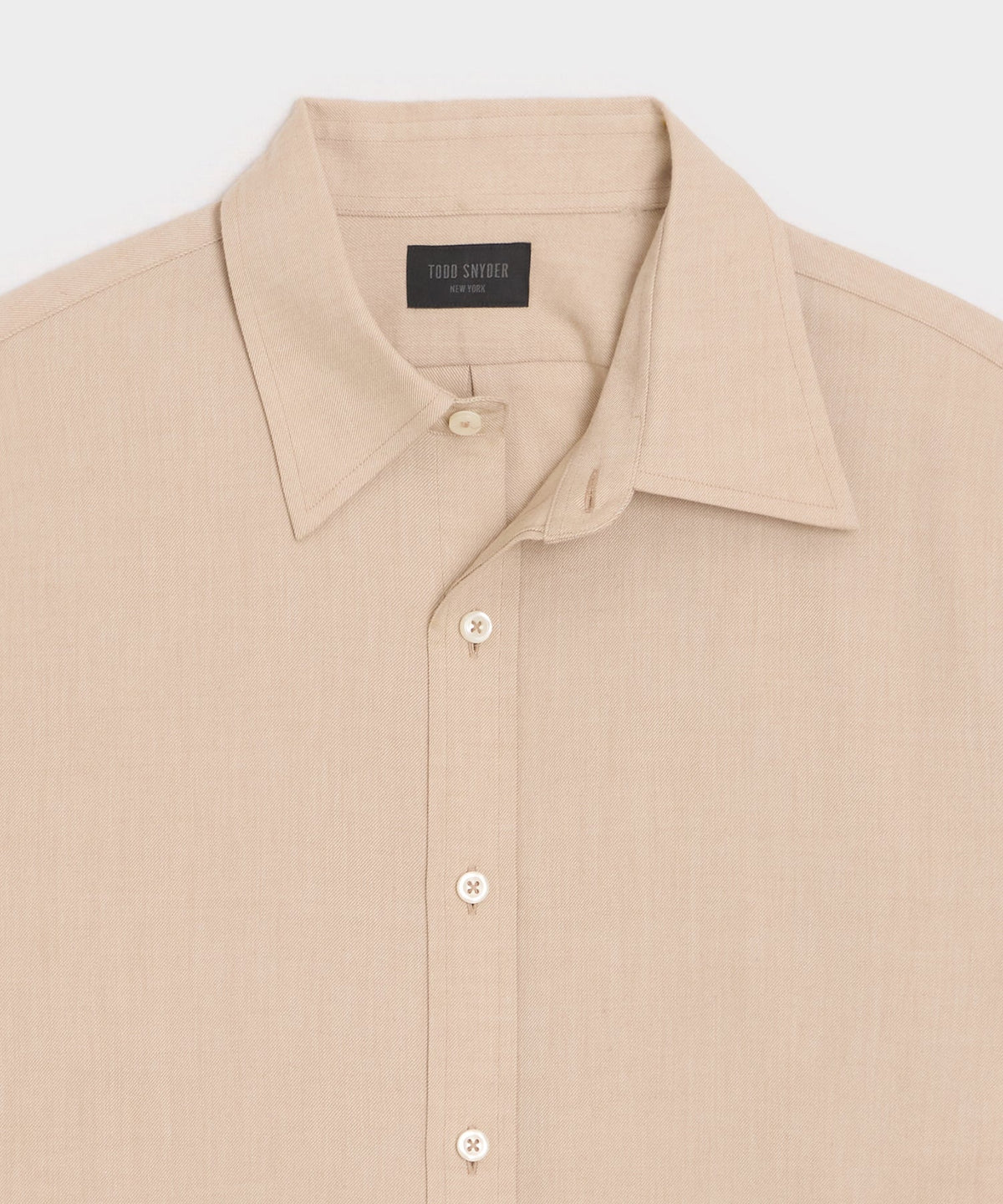 Cotton-Cashmere Sport Shirt - Cream