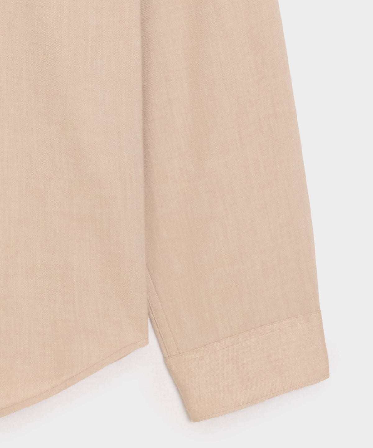 Cotton-Cashmere Sport Shirt - Cream