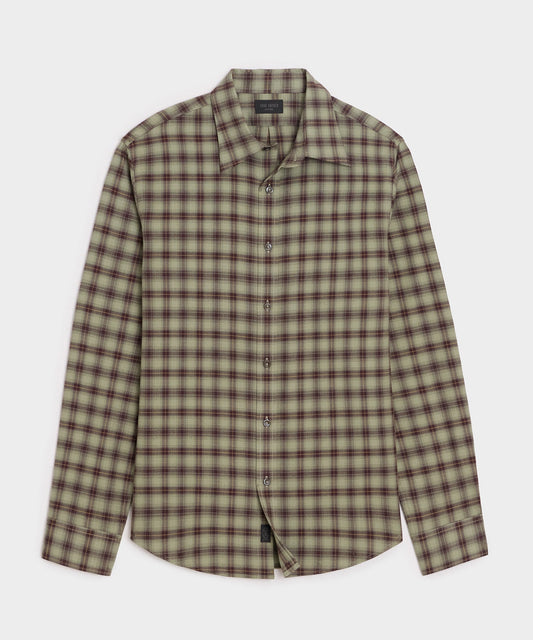 Cotton-Cashmere Sport Shirt - Mint