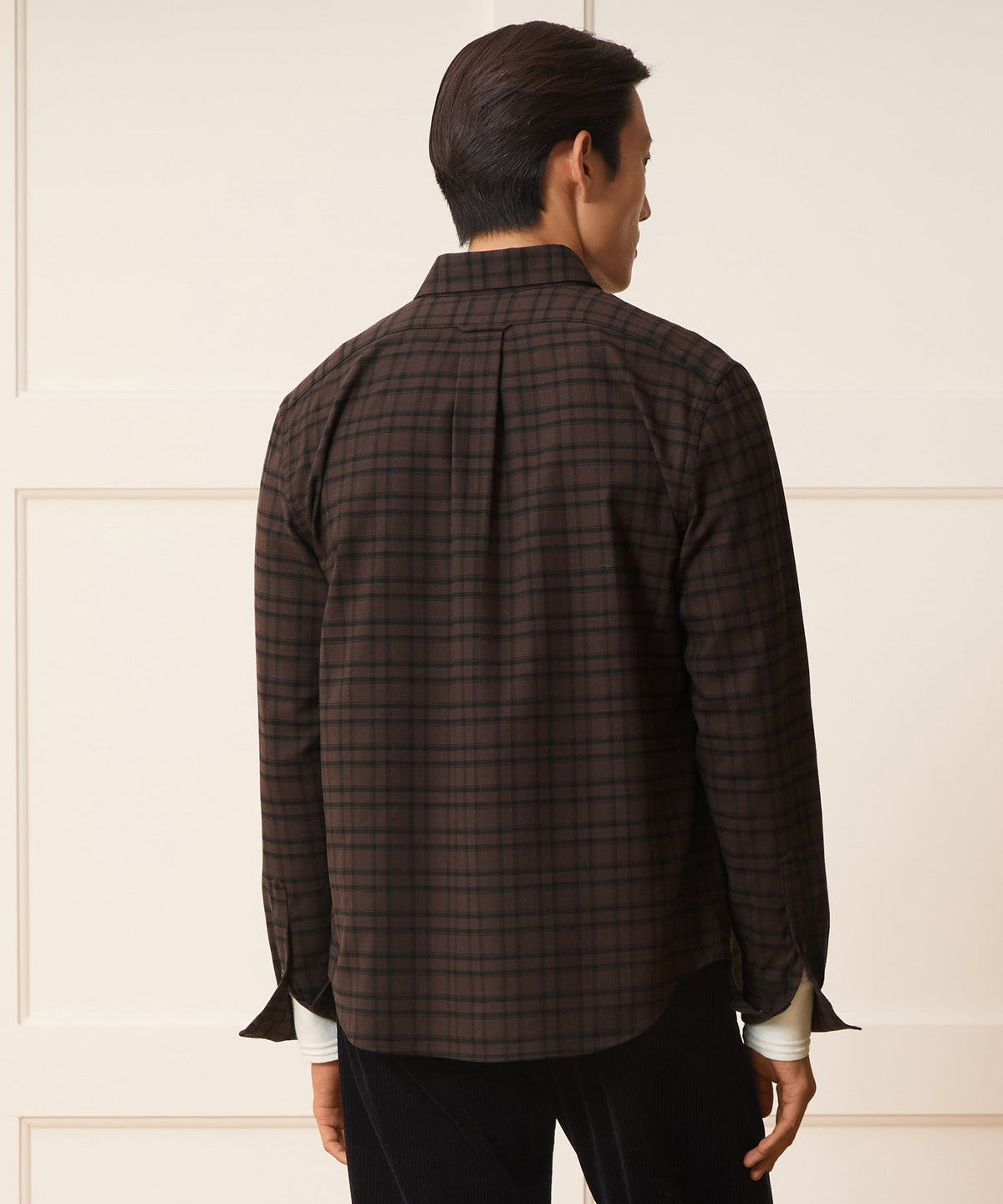 Cotton-Cashmere Sport Shirt - Caviar