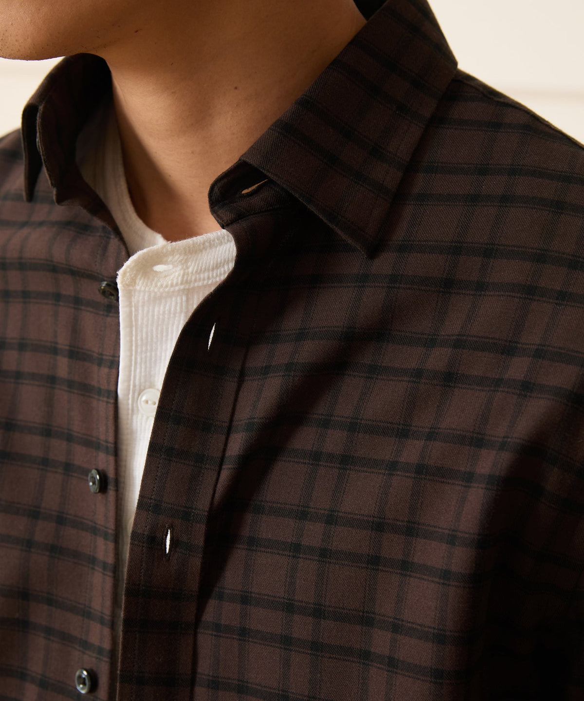Cotton-Cashmere Sport Shirt - Caviar
