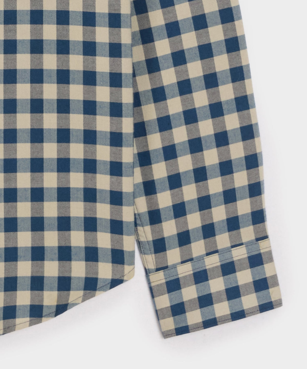 Cotton-Cashmere Sport Shirt - Blue