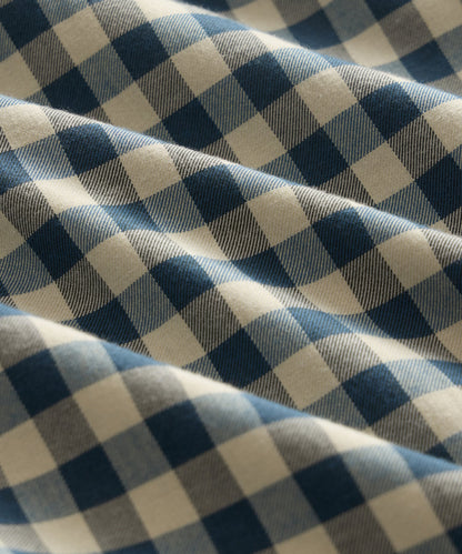 Cotton-Cashmere Sport Shirt - Blue