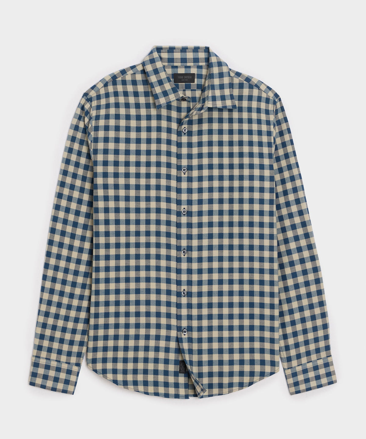 Cotton-Cashmere Sport Shirt - Blue